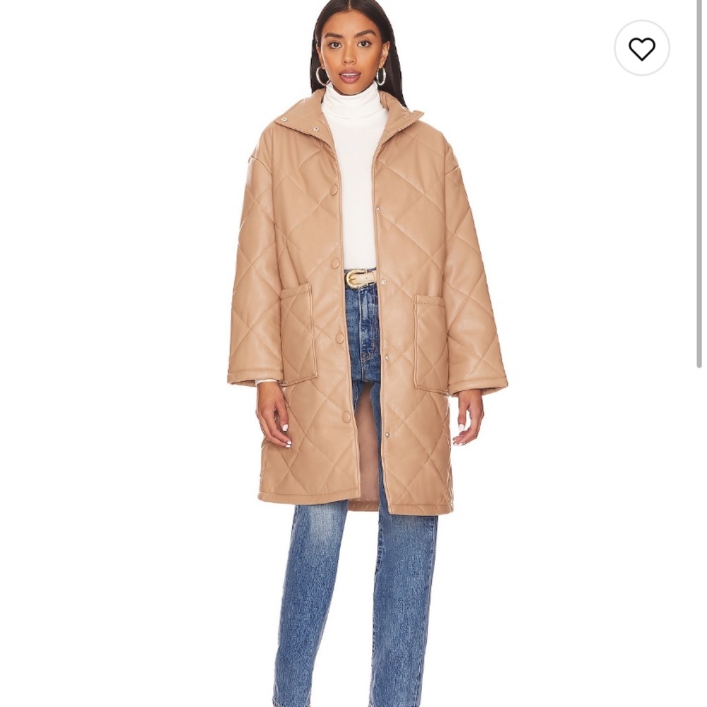 Lovers & Friends Faux Leather Coat